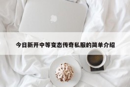 今日新开中等变态传奇私服的简单介绍