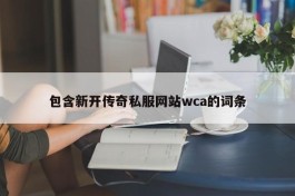 包含新开传奇私服网站wca的词条